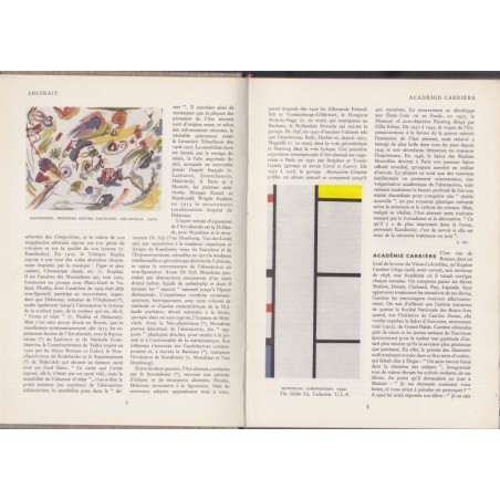 Dictionnaire de la peinture moderne, Robert Maillard, 1958 - peintres, art, édition numérotée