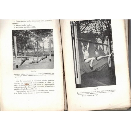 Guide pratique d'éducation physique, Georges Hébert, 1916 - gymnastique, culture physique, instruction militaire, sports,