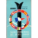 Grenoble 1967 Salon international des sports d'hiver,  - sports d'hiver, répertoire commerces 1967, catalogue publicitaire