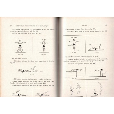 Gymnastique thérapeutique et prophylactique cinésiologie, Pécunia, 1962. culture physique, kinésithérapie, sports,