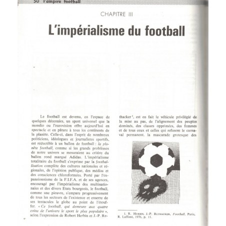 L'empire football, Questions Clefs N°3-4, Beaulieu, 1982 - pamphlet contre football, extrême-gauche, sport,