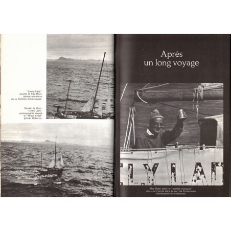 Sur les mers rugissantes, le tour du monde de Lively Lady, Alec Rose, 1971  -, bateau à voiles, navigateurs, nautisme