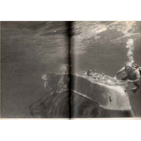 Le bathyscaphe, Houot et Willm, 1954 - dédicacé par Pierre Willm, techniques exploration, sous-marin, bateau, marine, océans,