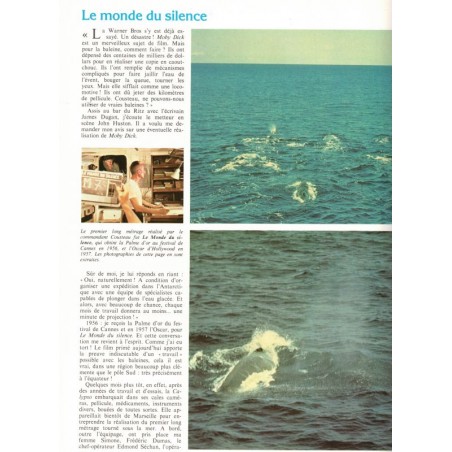 La planète océan, Jacques-Yves Cousteau, 1986 -  plongée sous-marine, Calypso, sous-marin, cinéma, océans,