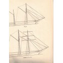 Notes pratiques sur la construction des navires en bois, Dervin, 1952 -, dessin industriel, bateau à voiles, nautisme,