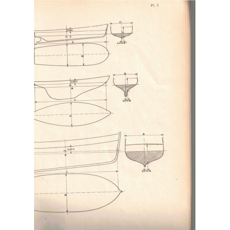 Notes pratiques sur la construction des navires en bois, Dervin, 1952 -, dessin industriel, bateau à voiles, nautisme,