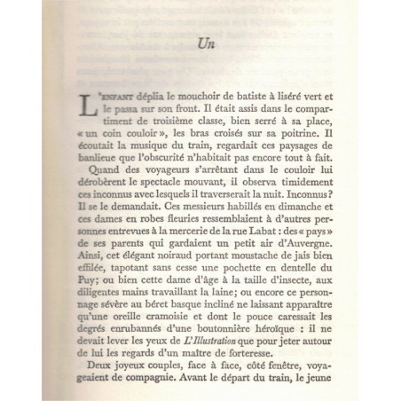 Les noisettes sauvages, Robert Sabatier, 1975 - Paris des années 1930,