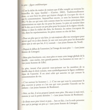 Le vin sur le divan, des représentations sociales aux représentations intimes, Simonnet-Toussaint 2006 - sociologie, vins,