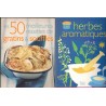 Herbes aromatiques + 50 meilleures recettes de gratins et soufflés, France Loisirs, 2006 - recettes, fromage, cuisine régionale,
