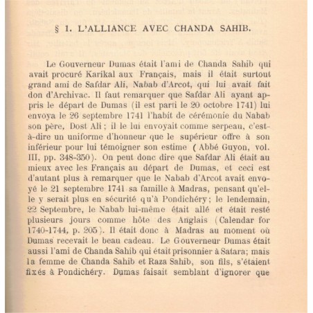 Dupleix, Gabriel Jouveau-Dubreuil, 1941 - Indes,  Empire colonial, Pondichéry, histoire Indes françaises,