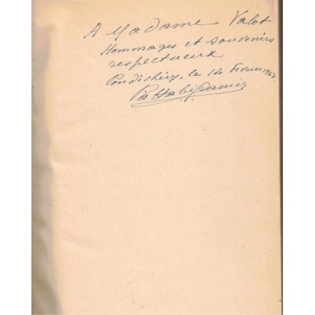 Les fouilles d'Arikamédou, Podouké, Pattabiramin, 1946 - Indes, dédicacé, Jouveau-Dubreuil, art hindou, bouddhisme, hindouisme,