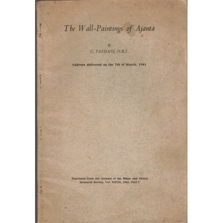 The wall paintings of Ajanta, Ghulam Yazdani, 1941 - Indes, art hindou, peinture rupestre, bouddhisme, édition rare