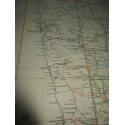 Plan des routes de la Présidence de Bombay en 1936, The Presidency of Bombay Road Map - Indes,  Empire colonial anglais, Indes,