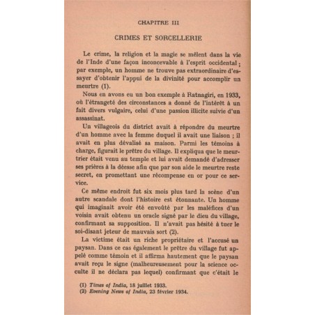 Magie blanche et magie noire aux Indes, Paul Dare, 1947 - Indes, histoire Inde, spiritualité, sorcellerie, ethnologie,
