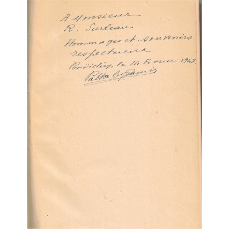 Les fouilles d'Arikamédou, Pattabiramin, 1946 - Indes, dédicacé Surleau, Jouveau-Dubreuil, art hindou, bouddhisme, hindouisme,