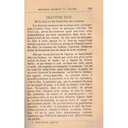 Moeurs institutions et cérémonies des peuples de l'Inde, 2 tomes, Abbé Dubois, 1921 - Indes, ethnologie,