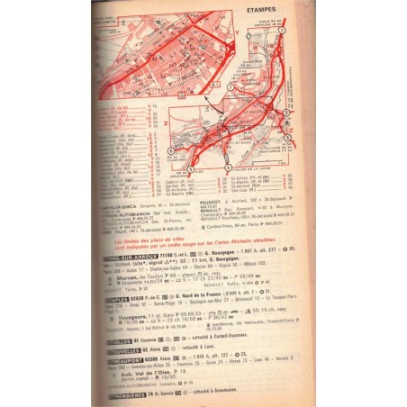 Le guide Rouge Michelin France 1974 - cuisine, vins, hôtels, restaurants, guide Michelin, gastronomie,