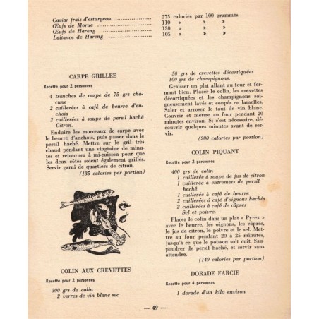 300 recettes culinaires pour maigrir par la méthode des basses calories, Behoteguy de Teramond, 1966 - diététique, régimes,