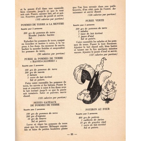 300 recettes culinaires pour maigrir par la méthode des basses calories, Behoteguy de Teramond, 1966 - diététique, régimes,