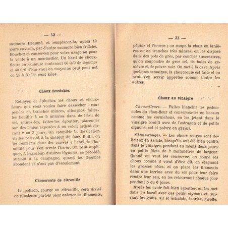 Les meilleures recettes pour conserver légumes fruits viandes gibiers, H.M. Audran, 1905 - recettes, cuisine traditionnelle,