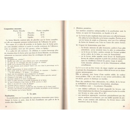 Initiation à l'étude de l'alimentation, les aliments, tome 2, G. Mignolet, 1959 - manuels sciences naturelles, diététique,