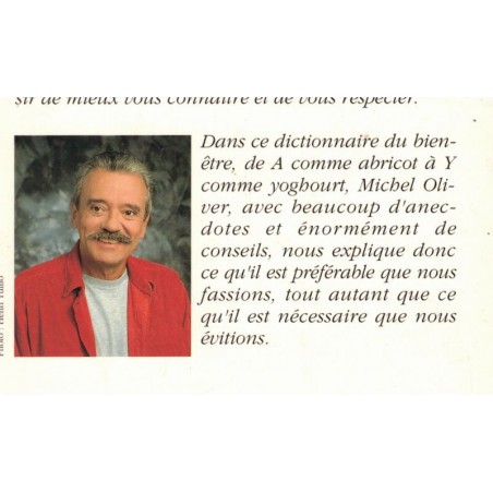 Croque-bonheur, le dictionnaire du bien-être, Michel Oliver, 1995 - diététique, bien-être, vieillir, critique gastronomique,