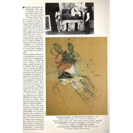 Toulouse-Lautrec, Orsay visite du Musée, Photographie, Russie, Los Angeles - Beaux Arts Magazine N°42 janvier 1987