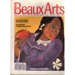 Max Ernst, Gauguin, Véronèse, architecte Henri Berlage, , Beaux Arts Magazine N°64 janvier 1989 - peintres, expositions,