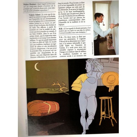 Valerio Adami, Gustave Courbet, le meuble contemporain, Gauguin et ses amis, Beaux Arts Magazine n° 30 déc 1985 - peintres,