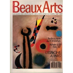 Espagne José Maria Sicilia, Lucio Fontana, architecture de Portzamparc, photographes américains - Beaux Arts n° 50 oct 1987