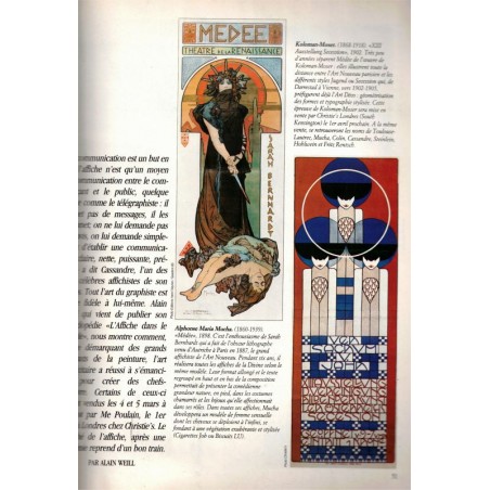 Edouard Pignon, le monde des affiches, les années 50, Beaux Arts Magazine n° 22 mars 1985 - peintres,