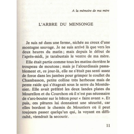 L'arbre du mensonge, Marcel Scipion, 1981 - enfance en Provence