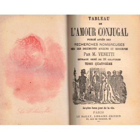 Tableau de l'amour conjugal T3 et T4, Venetti, 1880 - femme 19e siècle, famille, moeurs, libertinage, érotisme,