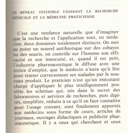 La puissance et la fragilité, Jean Hamburger, 1972 - avenir de la médecine, biologie, sciences, médecin,
