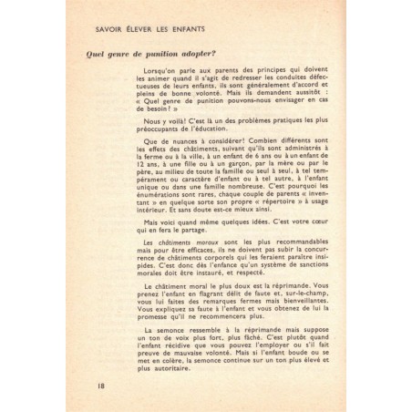 Le Savoir élever les enfants des Femmes d'Aujourd'hui, Marie-Thérèse Van Eeckhout, 1960 -, éducation enfants, politesse,