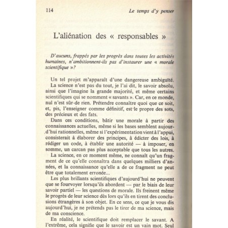 Le temps d'y penser, Georges Mathe, 1974 - médecin, biographie, médecin,