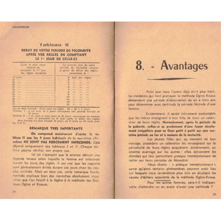 L'enfant voulu, méthode des doc Ogino-Knaus, Allo Docteur, 1956 -, calendrier fécondité, éducation sexuelle, médecins, gynéco