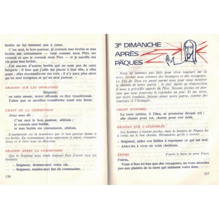 Mon premier missel biblique, André Girard, 1960 - cathéchisme, liturgie catholique, messe, cantiques, instruction religieuse,