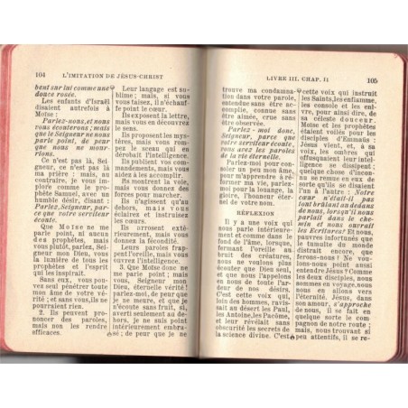 L'imitation de Notre Seigneur Jésus-Christ, Abbé de Lamenais, 1905 - Ecritures saintes, prières, missel, Vespéral,