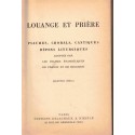 Louange et prière, psaumes, chorals cantiques, Eglise réformée S. Paul Strasbourg 1957 - missel, cantiques, protestant,