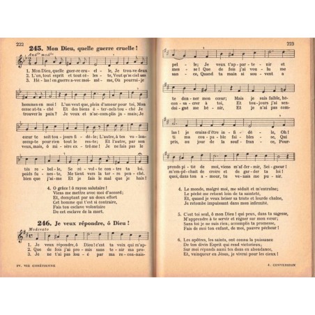 Louange et prière, psaumes, chorals cantiques, Eglise réformée S. Paul Strasbourg 1957 - missel, cantiques, protestant,