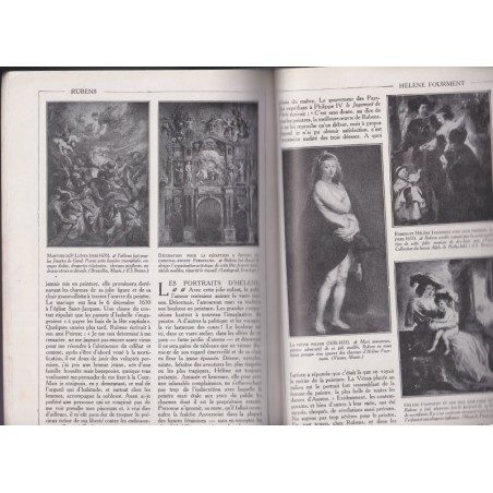 Rubens, encyclopédie par l'image, 1928 - peintres, art, revues