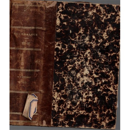 Oeuvres complètes du Père Bourdaloue X et XI , Mystères I et II, 1833 - théologie, sermons, prédicateurs, XVIIe siècle,