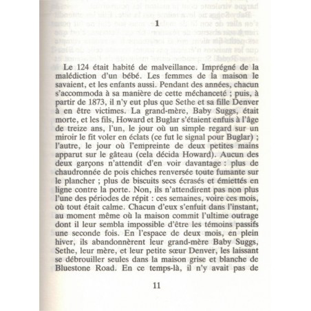 Beloved, Toni Morrison, 1989 - roman, écrivain américain,