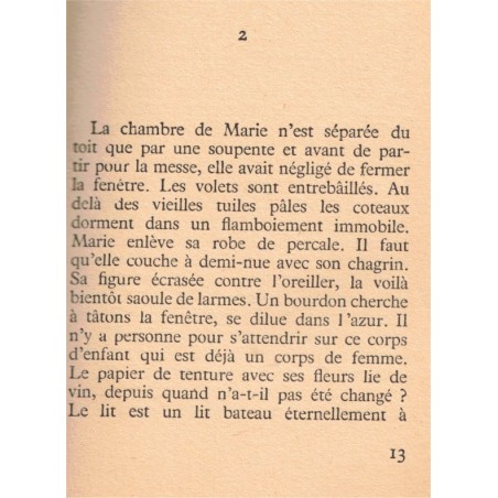 Galigaï, François Mauriac, 1961 - roman d'amour,