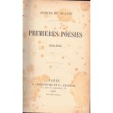 Premières poésies 1829-1835, Alfred de Musset, 1887 - poésie, littérature XIXe s., couverture cuir,
