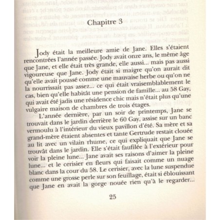 Les vacances de Jane, Lucy Maud Montgomery, 1991 - adolescente, roman d'amour,