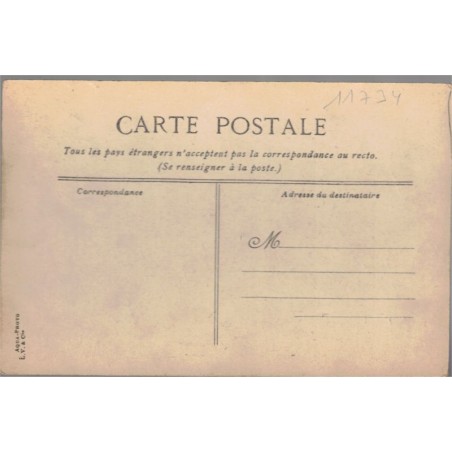 Paris Square Lamartine, 1900, éditeur L.V & Cie aqua-photo  - enfants, carte postale 75 Paris,