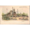 Lithographie Paris 1900, série N°8, Exposition universelle 1900, entrée principale - carte postale 75 Paris,