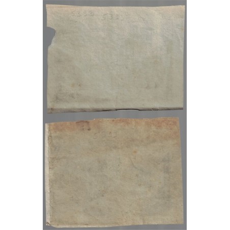 2 Gravures eau-forte XVIIIe siècle, Vue d'Italie, Vue du Temple d'Ercole dans la ville de Cora, Porte St Magloire -